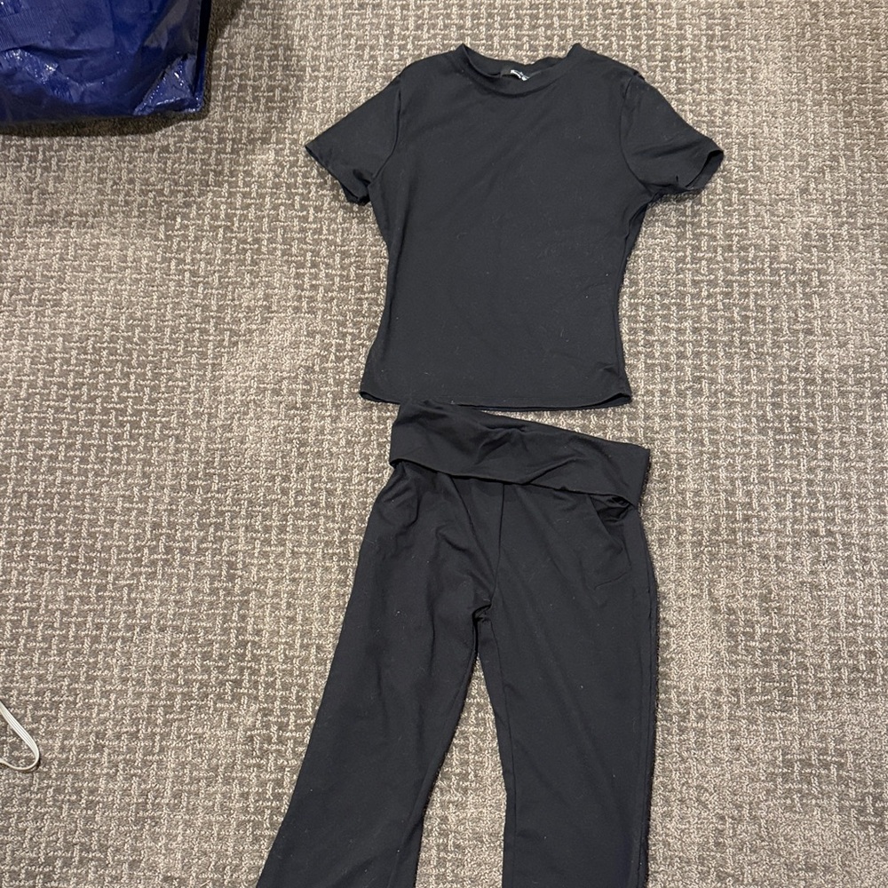 Black Boot Cut & Flare Pants